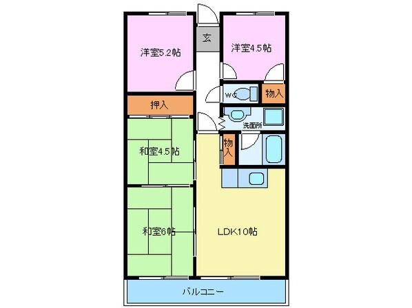 メゾンミタの物件間取画像